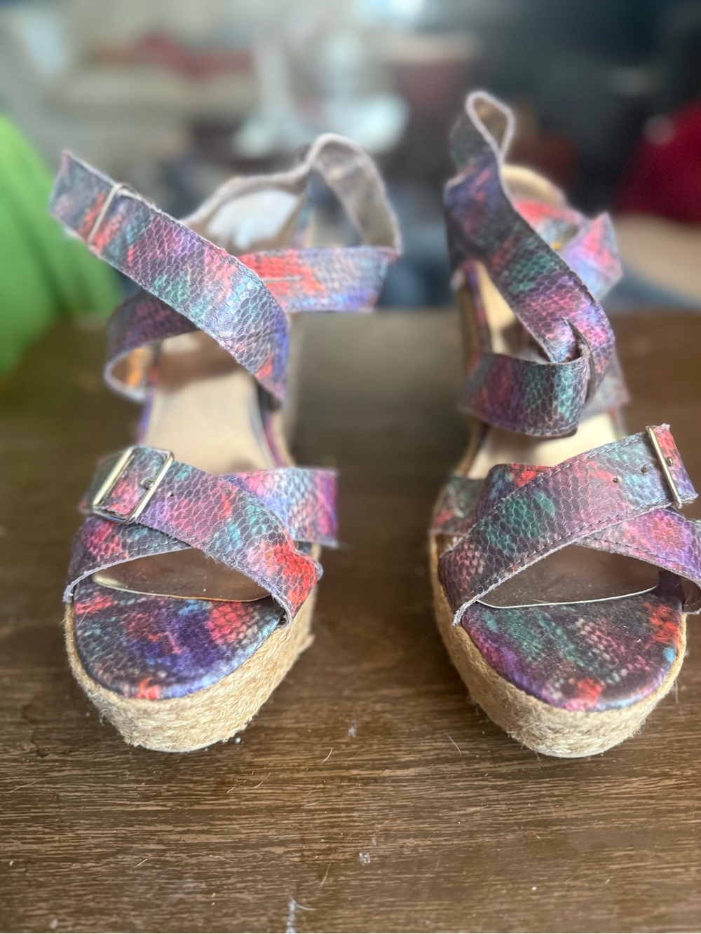 Madden Girl Stackfull Espadrille Platform Wedge Sandals